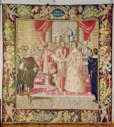 The Tapestry of Charles V depicting the marriage of Charles V to Isabella of Portugal in 1526, Bruges
